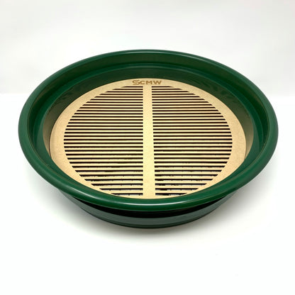 WOODEN Round (11") Mealworm Pupae Sifting Tray