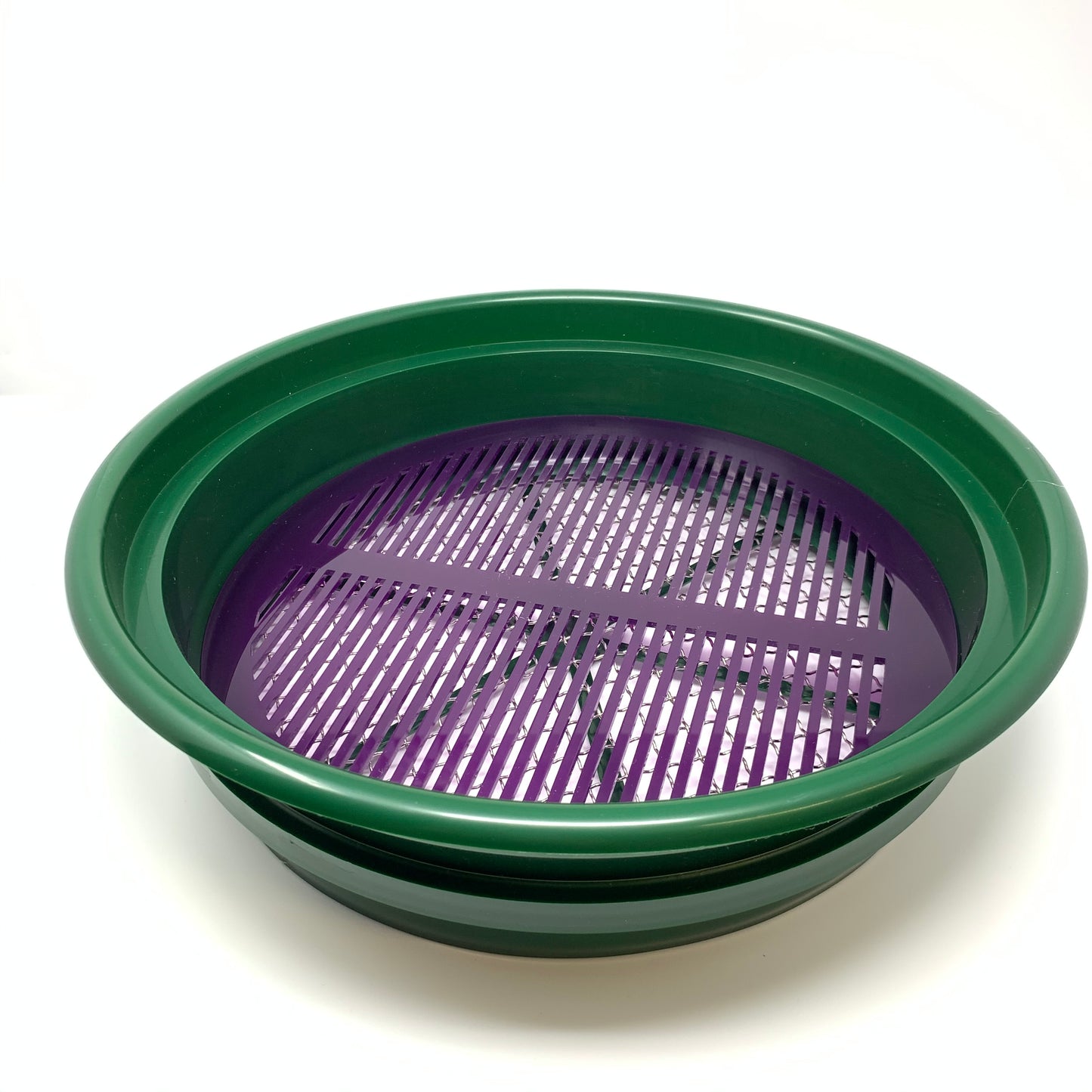 COLORED Acrylic Round (11") Mealworm Pupae Sifting Tray - CLEARANCE!